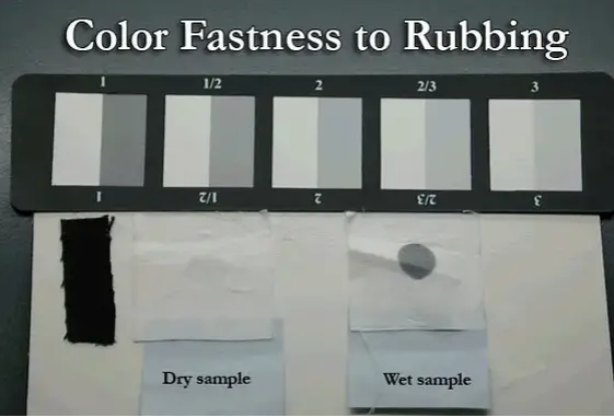 What are the causes of poor wet rubbing fastness?